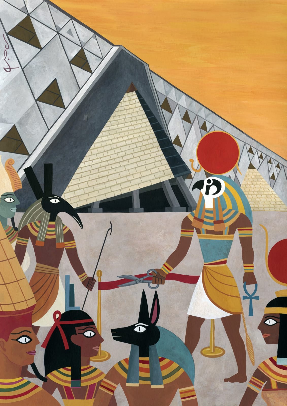 في عيد الكاريكاتير المصري الخامس… العالم يحتفي بالمتحف المصري الكبير في معرض فني استثنائي